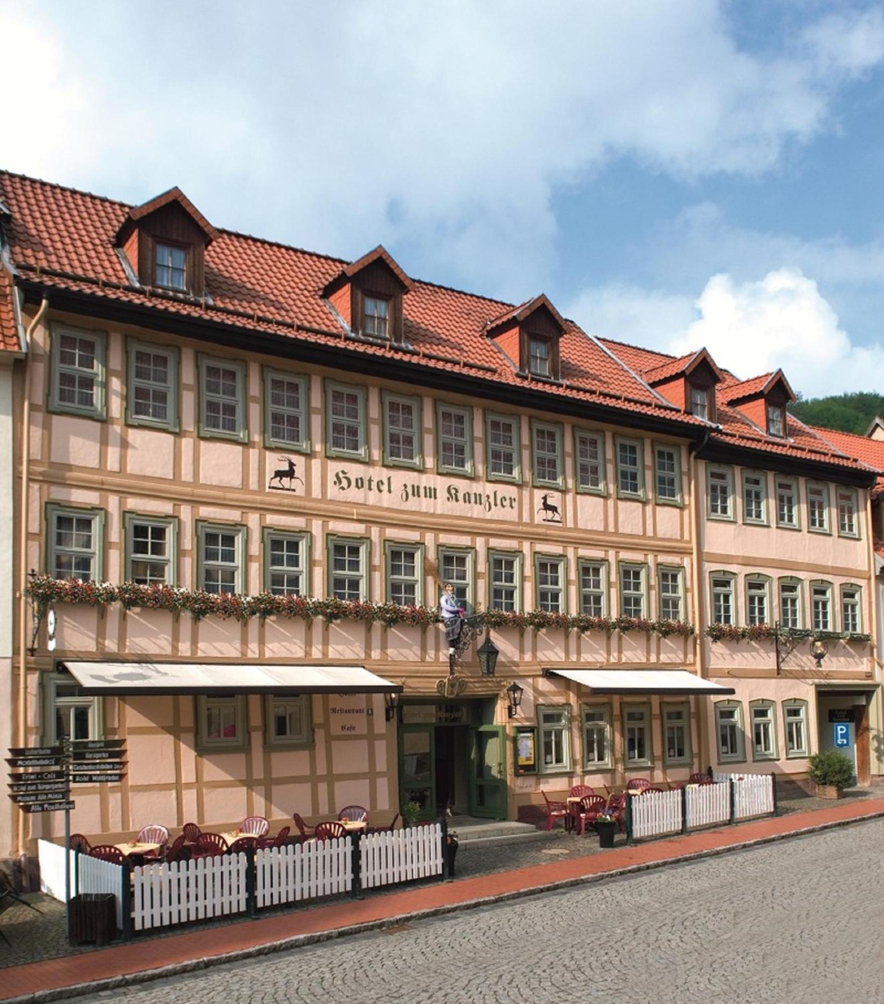 Hotel Zum Kanzler Stolberg i. Harz Buitenkant foto
