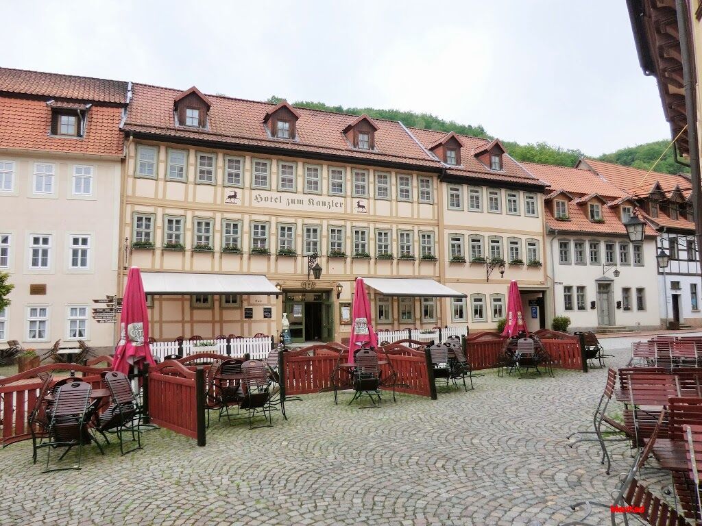 Hotel Zum Kanzler Stolberg i. Harz Buitenkant foto